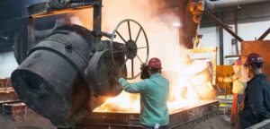 Sand Casting Pour