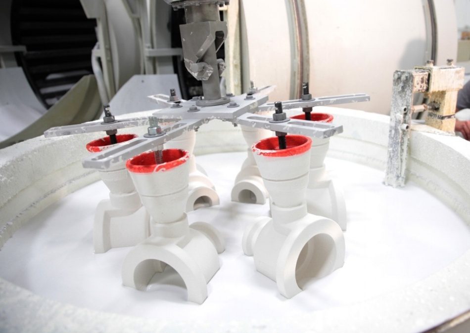 investment casting process example